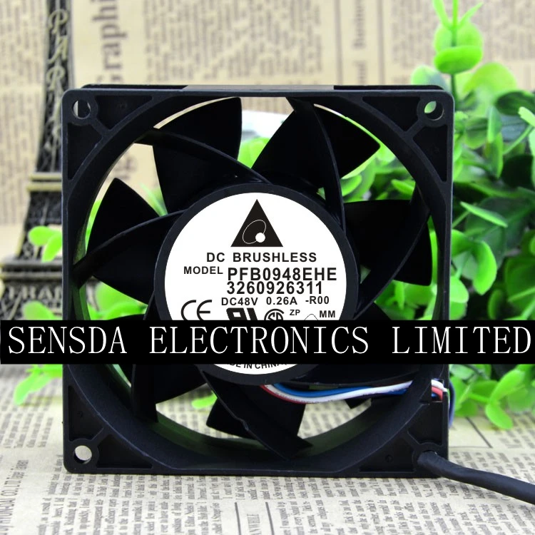 Инверторный Вентилятор Для delta PFB0948EHE R00 3260926311 RD постоянный ток 48 В 0 26 А 7000 об/мин 9038