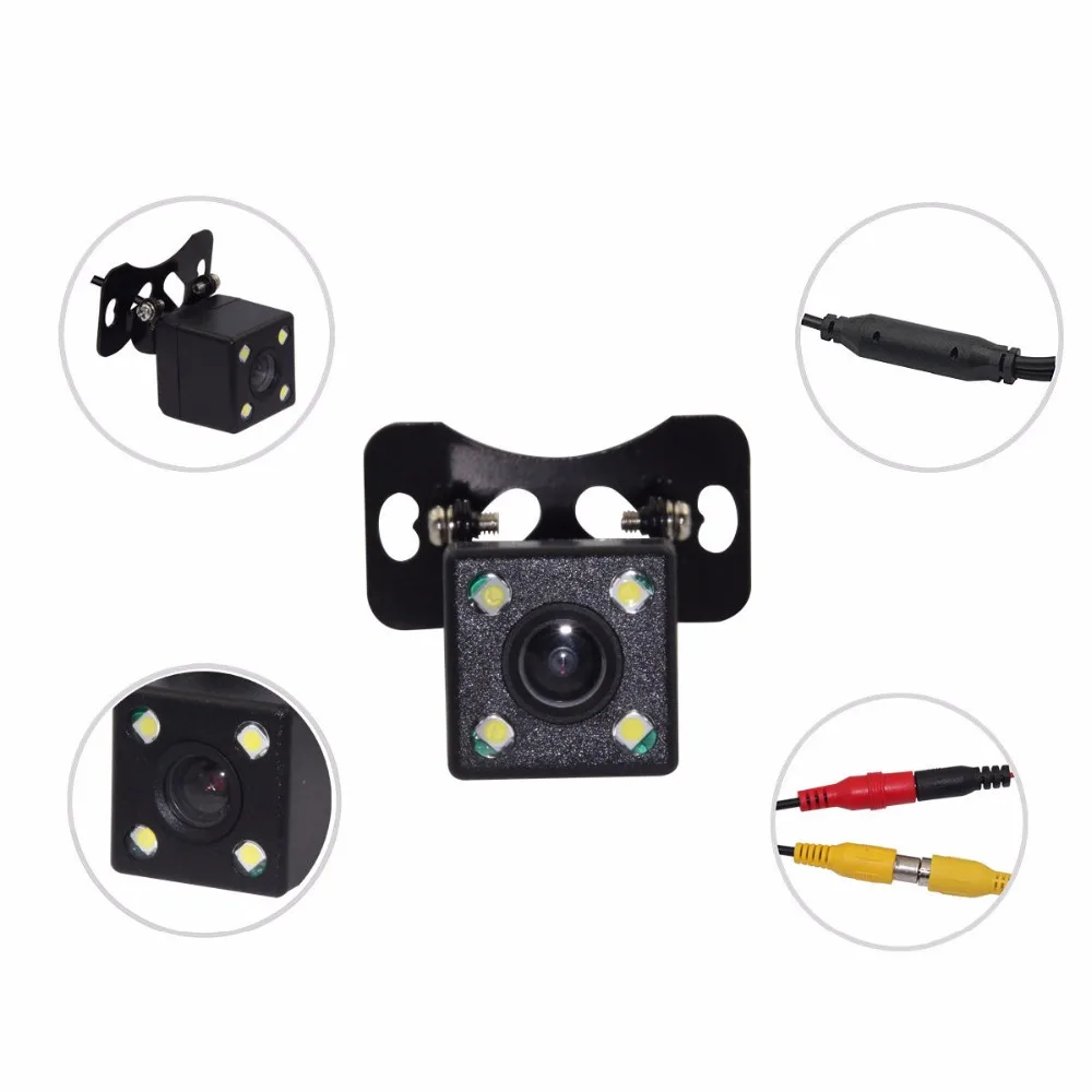 CCD Night Vision 4 LED Car Rear View Camera Reverse Rearview Auto Backup Parking Assistance | Автомобили и мотоциклы