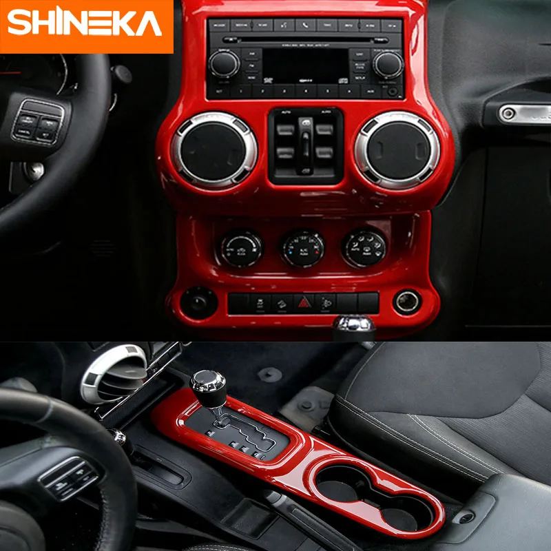 SHINEKA ABS Автомобильная приборная панель центральная консоль кондиционера