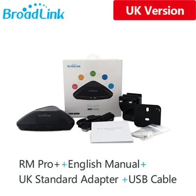 BroadLink RM Pro WiFi умный дом автоматизация Domotica Homekit концентратор IR RF универсальный пульт дистанционного управления ТВ совместимый с Alexa Google Home - Цвет: UK RM Pro