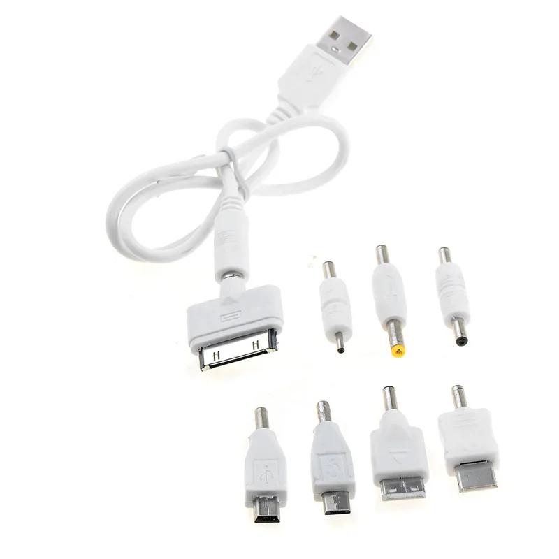 Универсальный 1 комплект USB к 8 шт. адаптер питания постоянного тока Кабель для