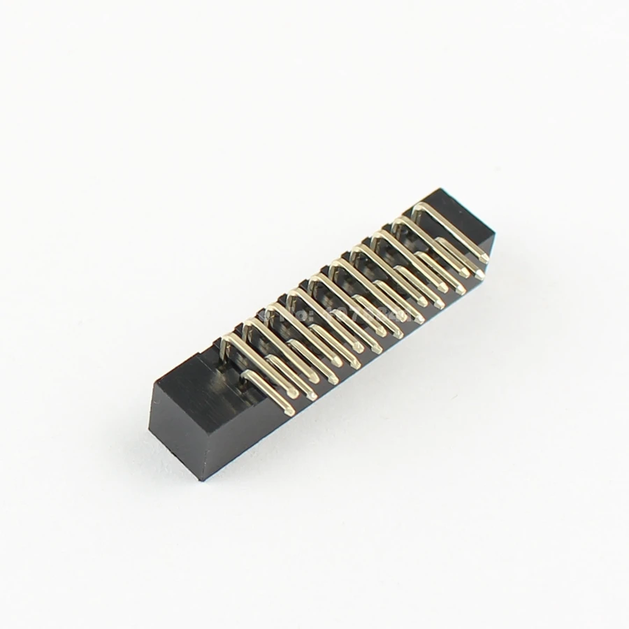 10 шт 2 мм 2x10Pin 20-контактный разъем правый угол &quotпапа&quot в кожух IDC заголовки