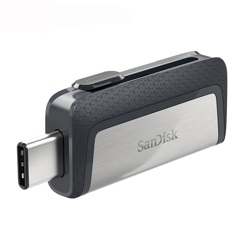 Двойной Флеш-накопитель SanDisk Тип-C USB флэш-накопитель USB3.1 Dual OTG SDDDC2 флешки 128 Гб 64 ГБ