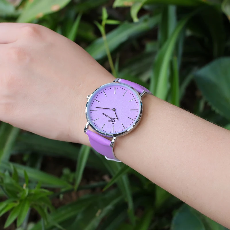 Новые Модные Простые Стильные цветные женские часы с изменением температуры