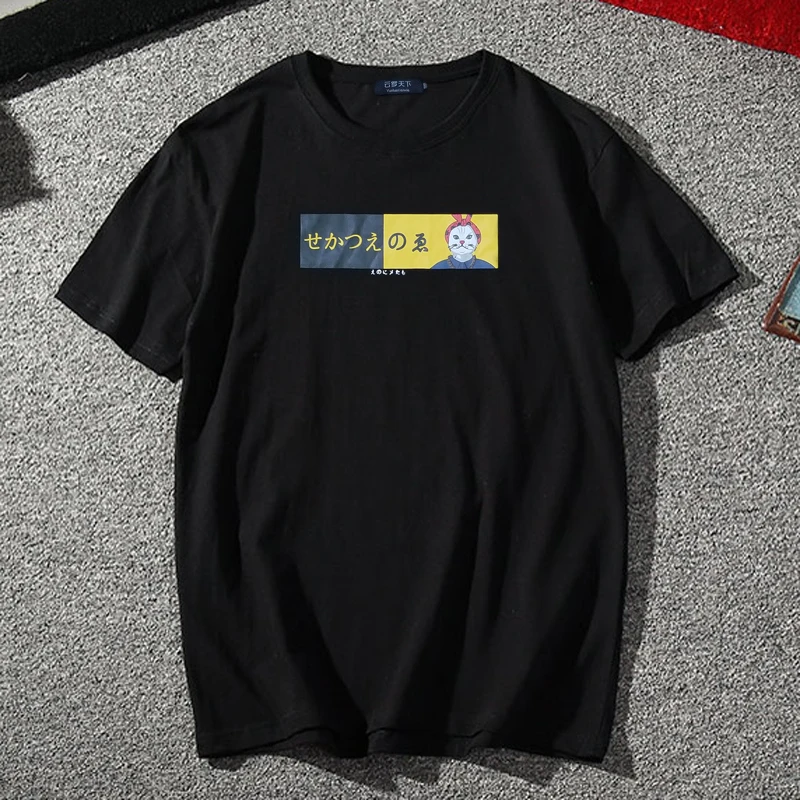 Harajuku Мужская футболка размера плюс 9XL 8XL 7XL 6XL хлопковая Футболка с мультяшным