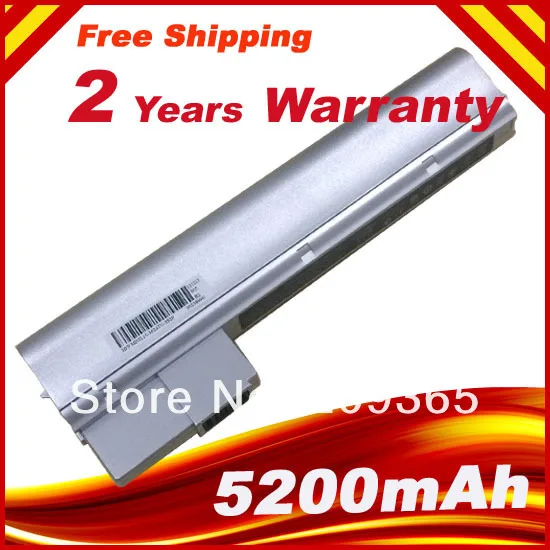 Аккумулятор для ноутбука HP mini 210 2002er Mini 2000 614565 721 614875 001 ED06 ED06DF серебристый|battery for