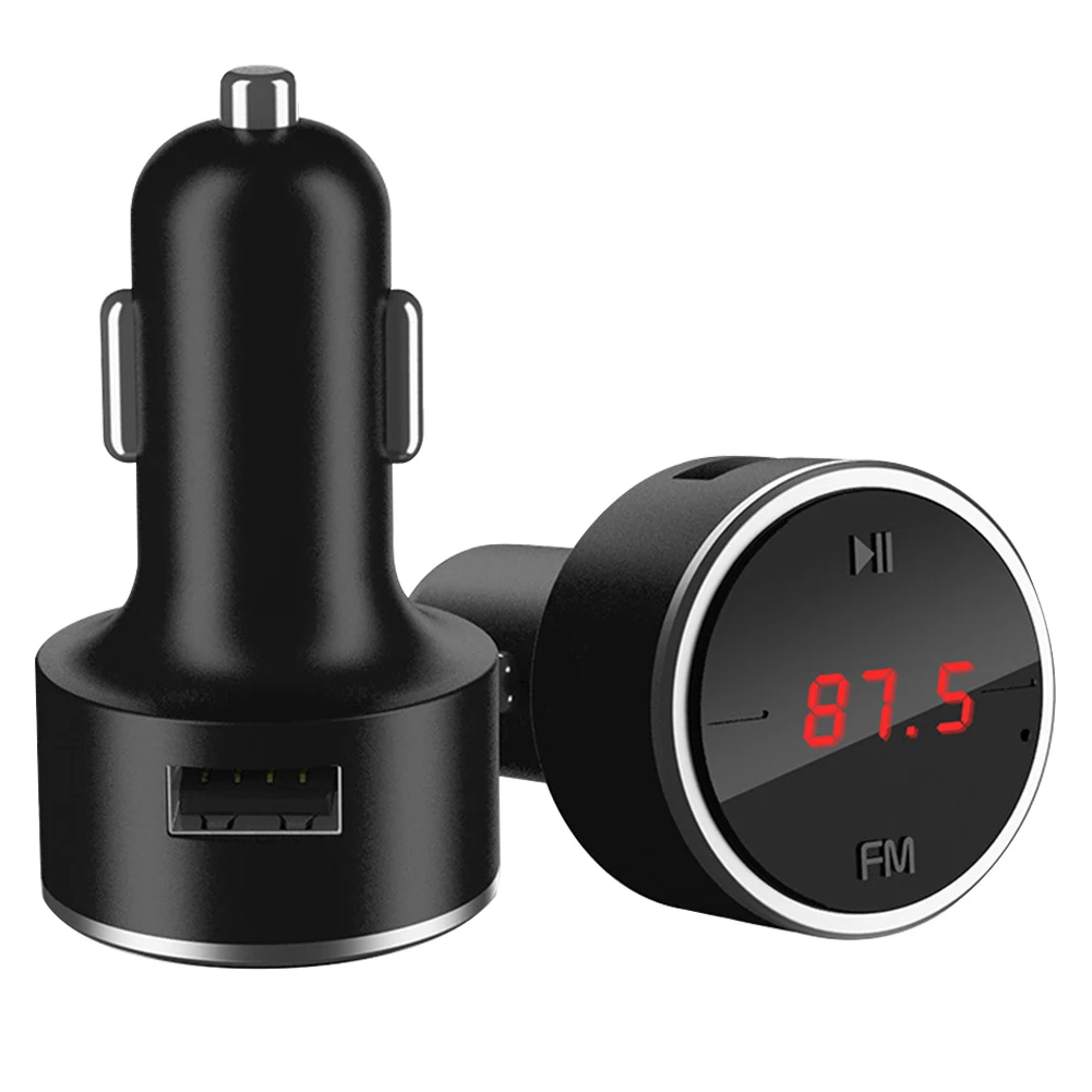 Fabala медиаплеер с гарнитурой Dual USB Mini MP3 Transmissor автомобильное зарядное устройство