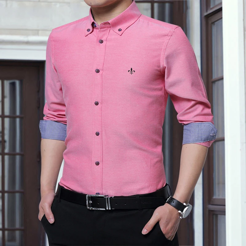 Dudalina, мужские рубашки с принтом, Camisa, длинный рукав, отложной воротник, camisa social masculina, модные повседневные рубашки для мужчин, хлопок