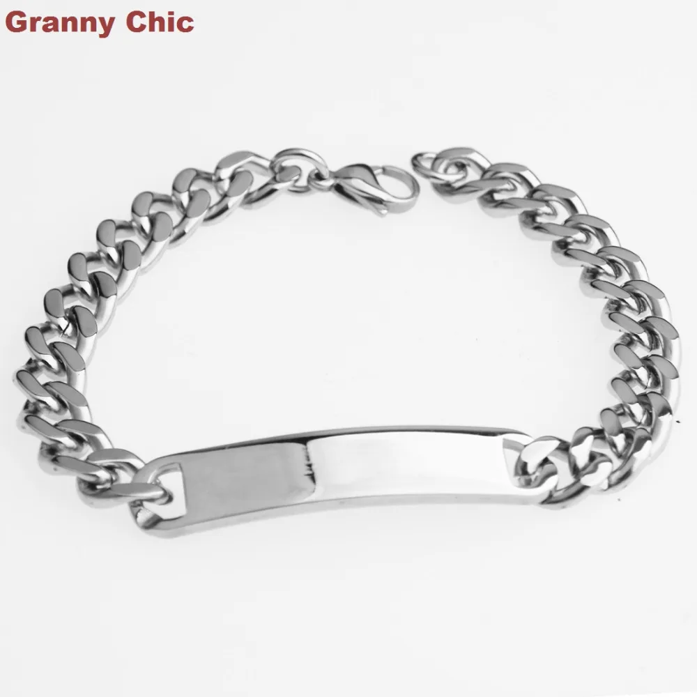 Браслет цепь из нержавеющей стали 10 мм/15 мм|chain bracelet|bracelet fashionfashion bracelet |