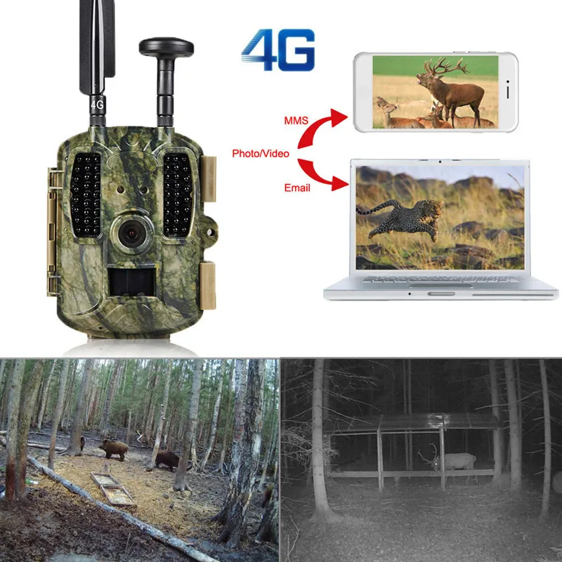 4G GPS охотничья камера фото ловушки ночное видение охотник с охотничьими