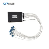 lc upc connector 2 input 8 output multiplexer dual fiber 4 channel cwdm mux demux