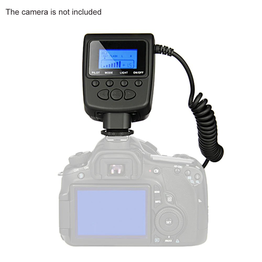Andoer RF-550D Macro 48 LED Ring Flash Light LCD Display Power Control Speedlite for Canon Nikon Pentax Olympus Sony | Электроника