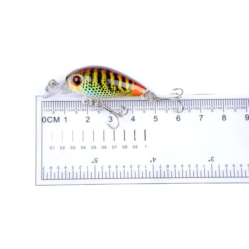 YUEWINS 1 шт. рыболовная приманка iscas artificiais 4 5 см 4g Topwater Minnow жесткая Приманка Crankbait pesca