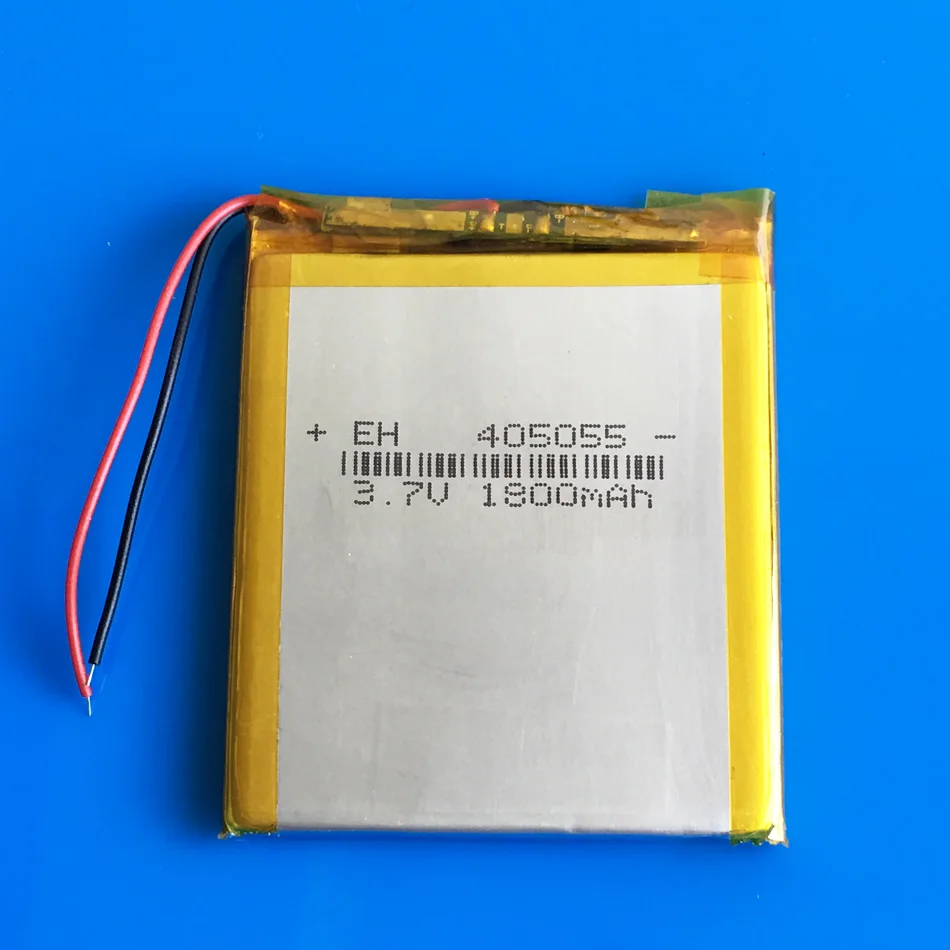 405055 3 7 V 1800mAh литий полимерные литиевые аккумуляторные батареи для MP3 power bank Tablet PC