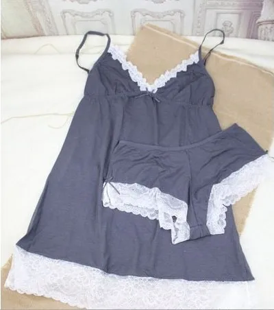 Модная Элегантная удобная пикантная женская ночная рубашка H02 из модала и