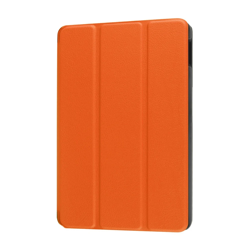 Чехол для планшета acer Iconia one 10 B3-A30, чехол для планшета acer Iconia Tab 10 A3-A40, 10,1 дюймов, 3 раза, подставка, кожаный чехол+ ручка - Цвет: Оранжевый