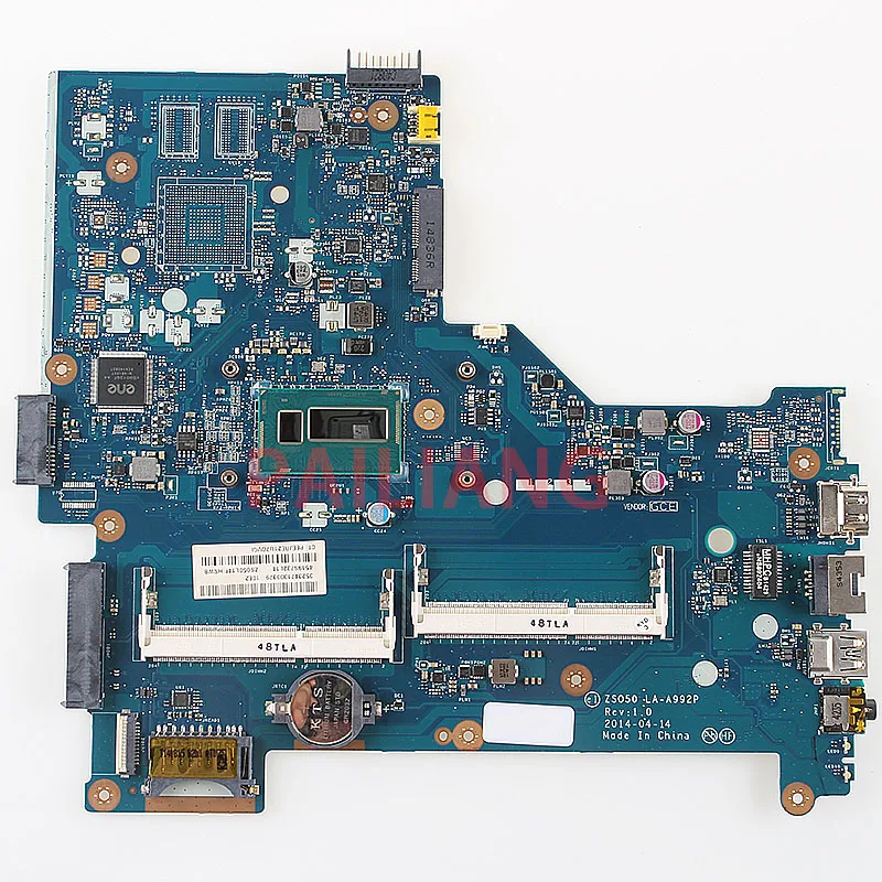 Материнская плата для ноутбука HP 15 R 250 G3 PC материнская I3 4010U 760781 001 ZSO50 LA A992P full tesed