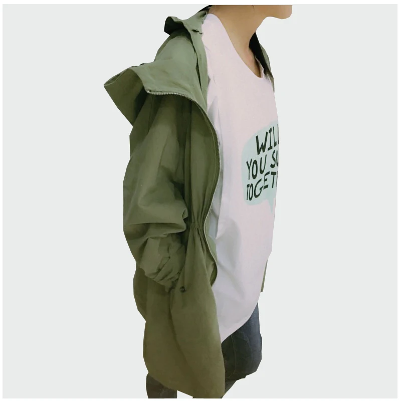 Высококачественная летняя футболка из 100% хлопка с буквенным принтом и коротким