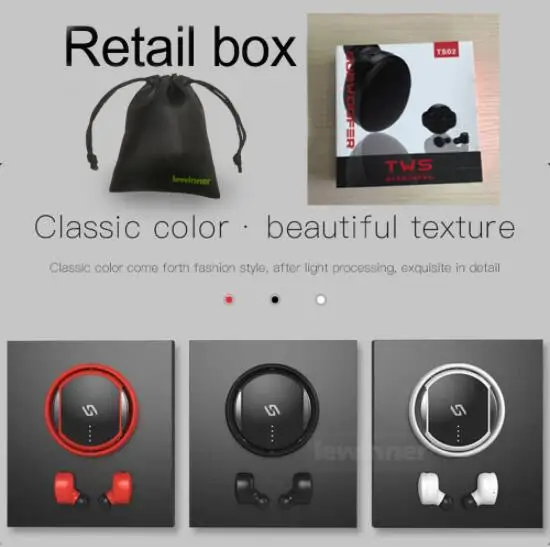 DDO TS02 Bluetooth Earphone True Wireless Sport Waterproof Stereo Earbuds With Microphone for Handsfree Calls | Электроника