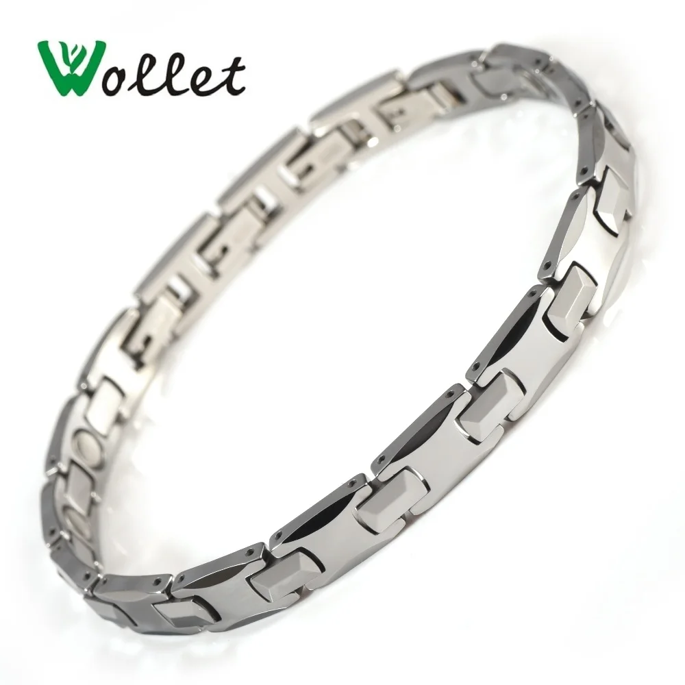 Ювелирные изделия Wollet вольфрамовый браслет для женщин био Магнитная терапия