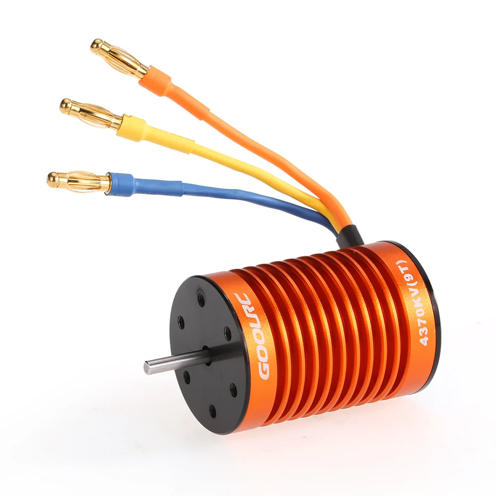 GoolRC F540 4370KV водонепроницаемый бесщеточный мотор для 1/10 RC автомобиля WLtoys 12428 10428 HG
