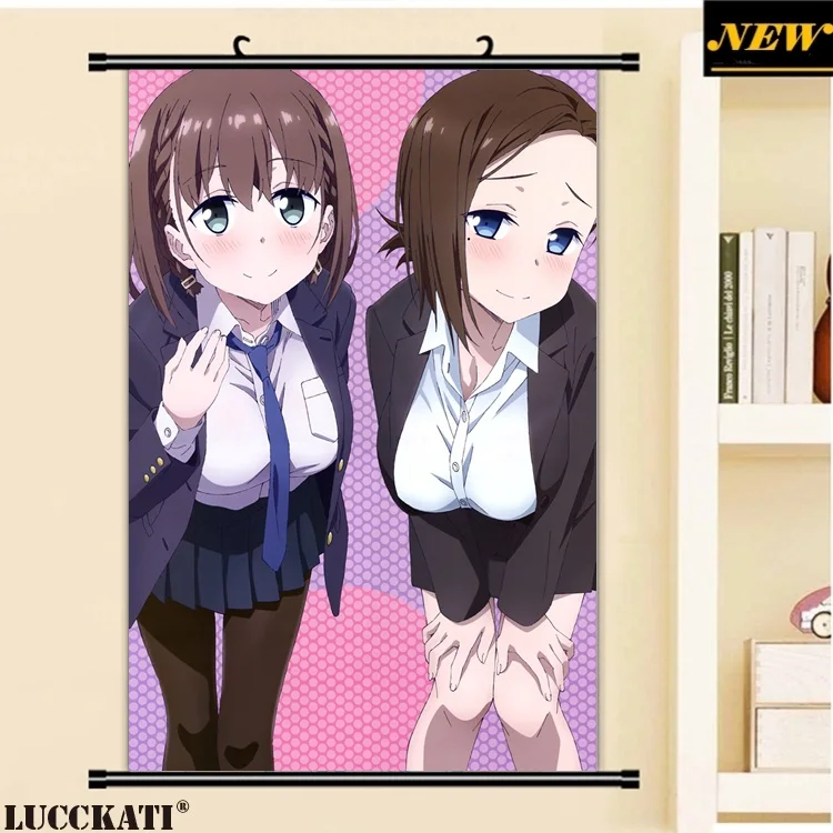 40X60 см Getsuyoubi no Tawawa ai-chan соски сексуальные лоли cameltoe мультфильм аниме Настенная картина плакат прокрутка холст живопись