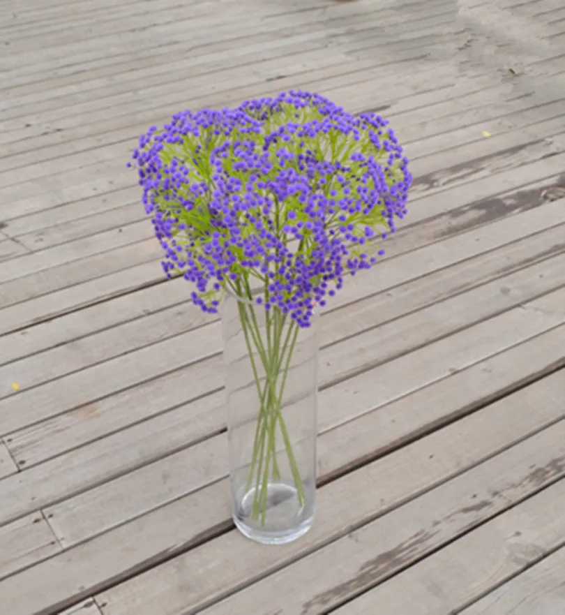 Пластиковый крем Babybreath 10p/фиолетовый 60 см искусственный цветок Babysbreath Звездный