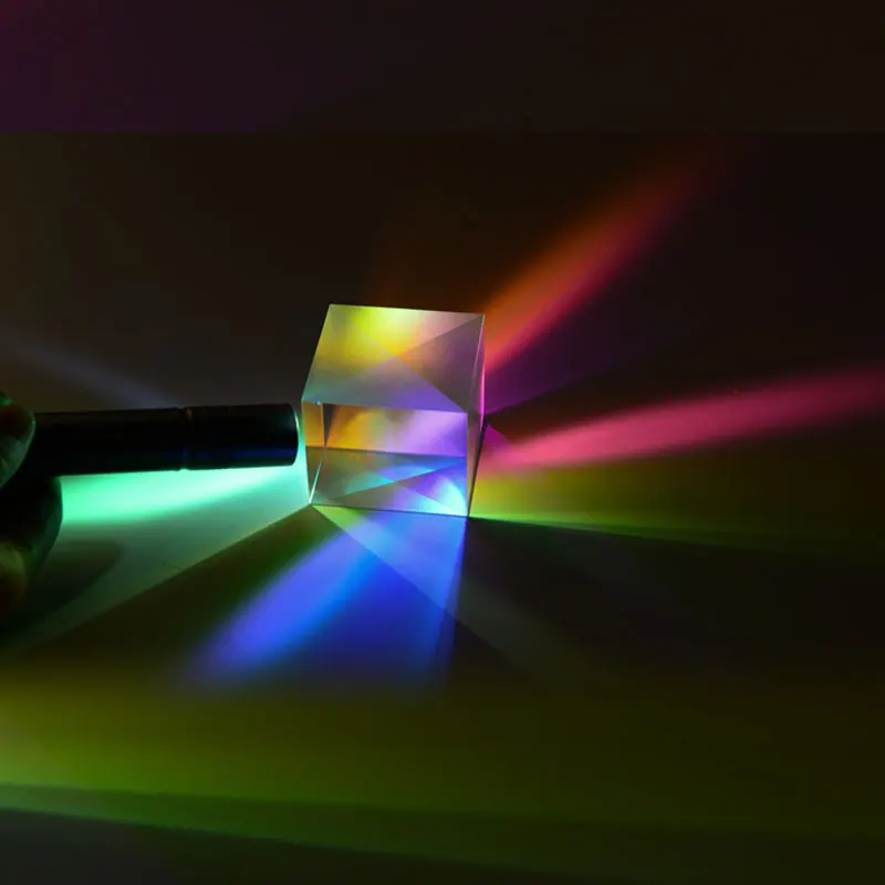 4 шт. 2X2X1,9 см дефектная X-кубическая Призма RGB Combiner сплиттер крест дихроическая призма для украшения дома