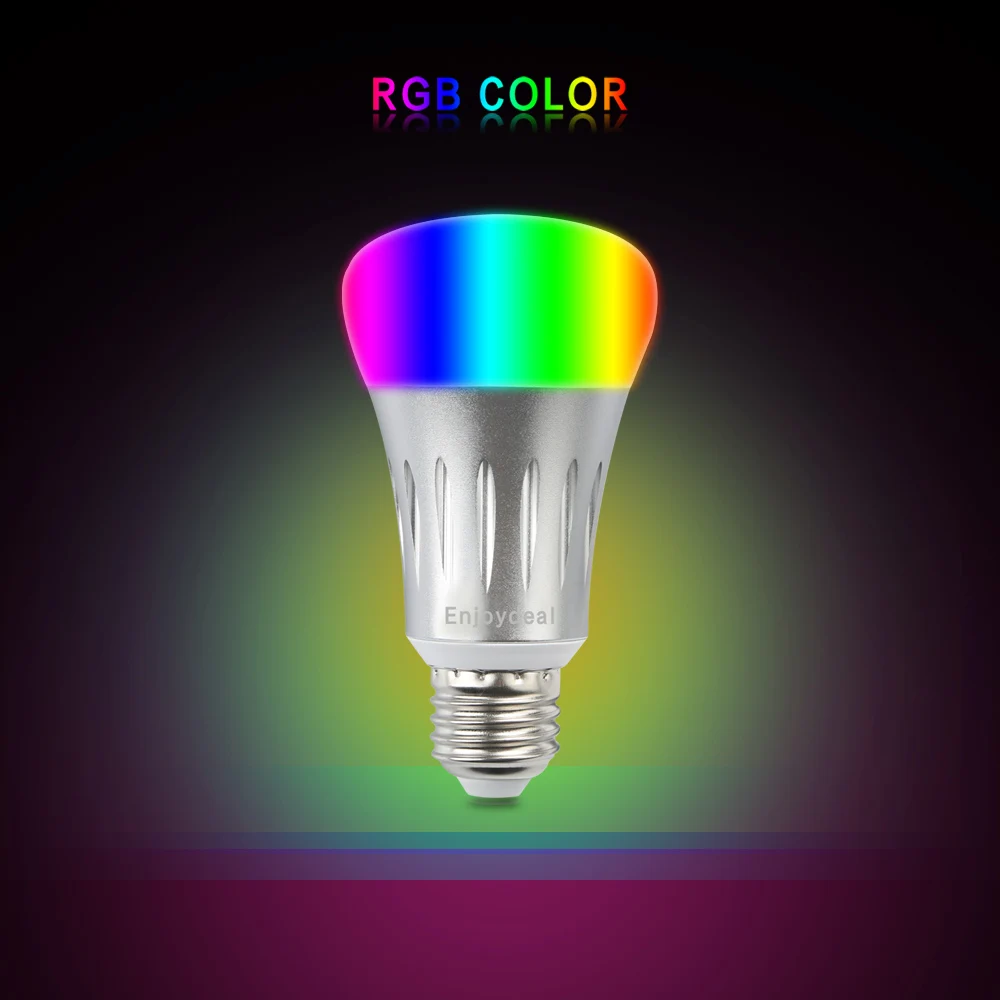 1 шт. умная Светодиодная лампа с регулировкой яркости 7 Вт E27|rgb led lamp|lamp forled lamp |