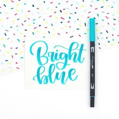 403 1 шт. TOMBOW AB-T Япония 96 цветов две головки художественная кисть ручка маркер Профессиональный водный маркер ручка живопись школьные принадлежности - Цвет: 403