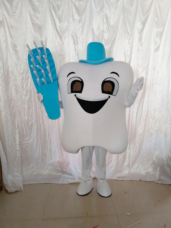Tooth Mascot Costume Doctor of Teeth Party Dental Care Character Dress&ampAmusement Park Outfit Health Education | Тематическая