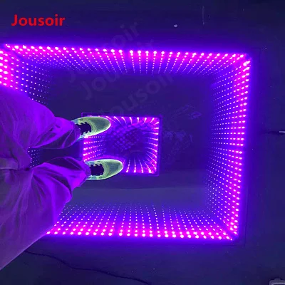 1M1M Deep Зеркало Led танцпол 3D бездна Эффект SMD 5050 RGB 3in1 украшения свадебные диско DJ