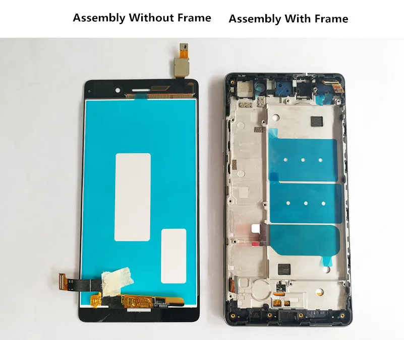 QYQYJOY AAA качественный ЖК дисплей + рамка для HUAWEI P8 Lite экран Замена ALE L04 TL00 CL00 Digiziter
