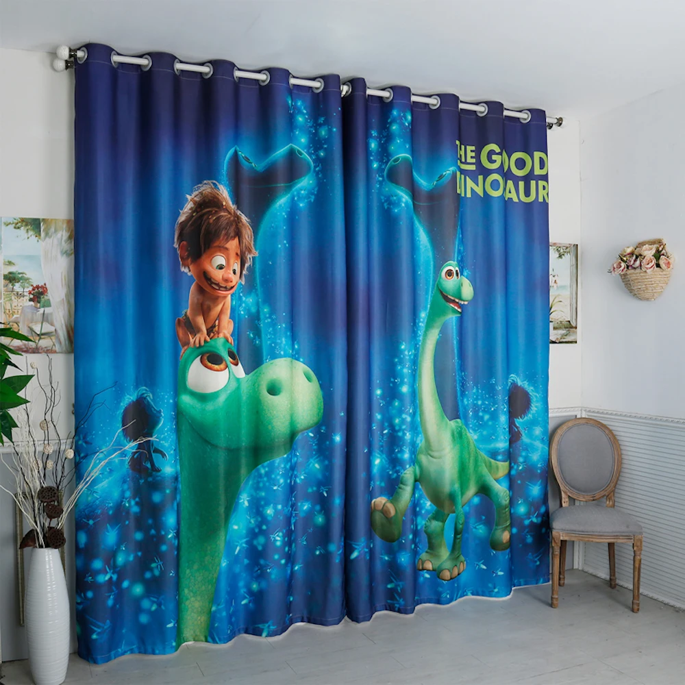 Выполненная на заказ 2х люверсов оконная драпировка занавеска для детской