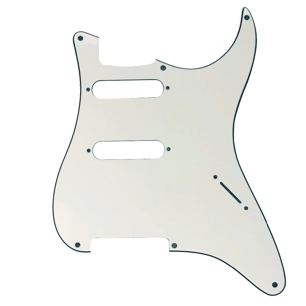Pleroo пользовательские гитарные части-для ST Blank SS Pickguard 6 отверстия US Spec Strat No Bridge Pu