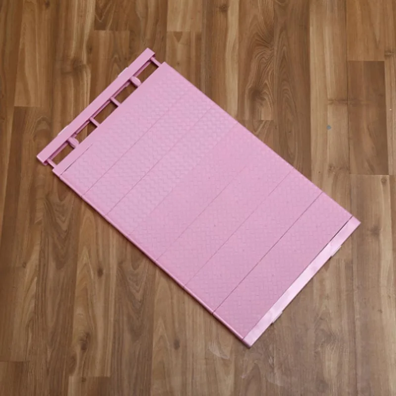 pink 50-80cm Регулируемый шкаф, органайзер для хранения полка настенная кухонная стойка Экономия пространства шкаф декоративные полки для шкафа держатели 9 - Цвет: pink 50-80cm