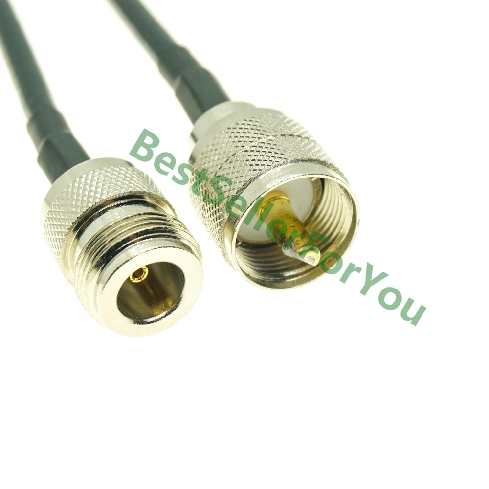 UHF мужской телефон PL259 разъем для N Женский коаксиальный кабель RG58 15/30/50 см |