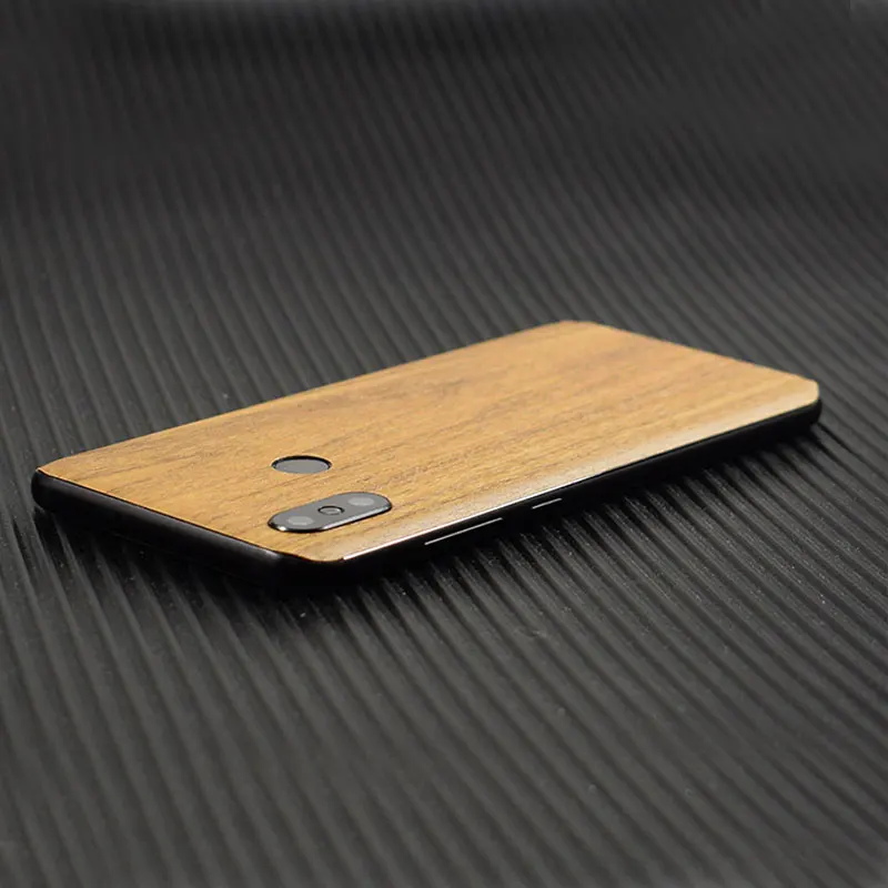 Деревянные зерна назад Стикеры пленка для Xiaomi Mi8 защитный телефон Обёрточная