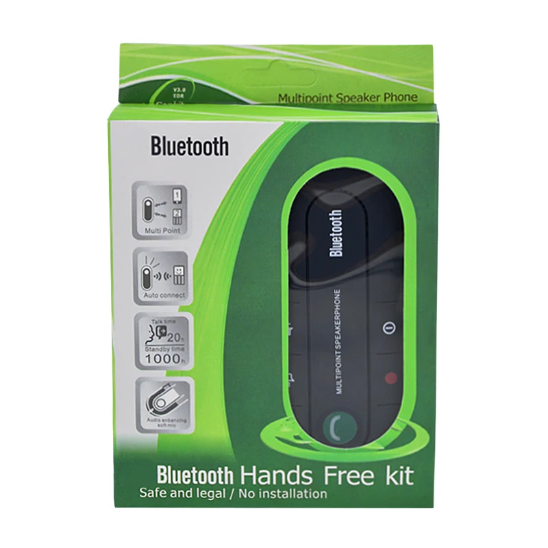 50 шт./лот bluetooth динамик с солнцезащитным козырьком MP3 музыкальный плеер