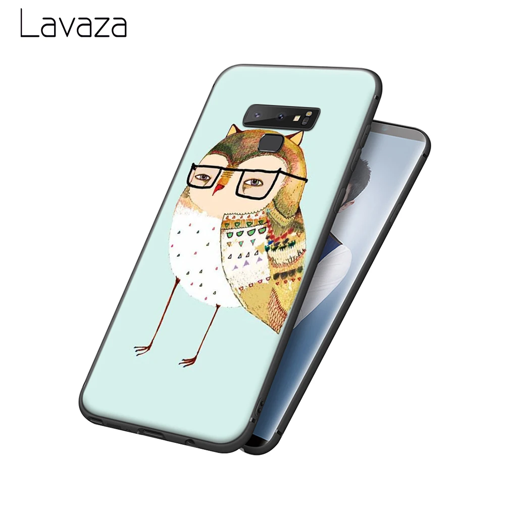Lavaza Animal Owl Soft TPU Case Cover for Samsung Galaxy S8 S9 S10 Plus S10e A6 A8 A9 J6 2018 Silicone Cases | Мобильные телефоны и