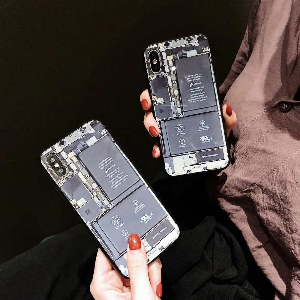 Чехол-батарея для телефона из закаленного стекла iPhone XR XS Max X 8 7 6S 6 Plus разборный
