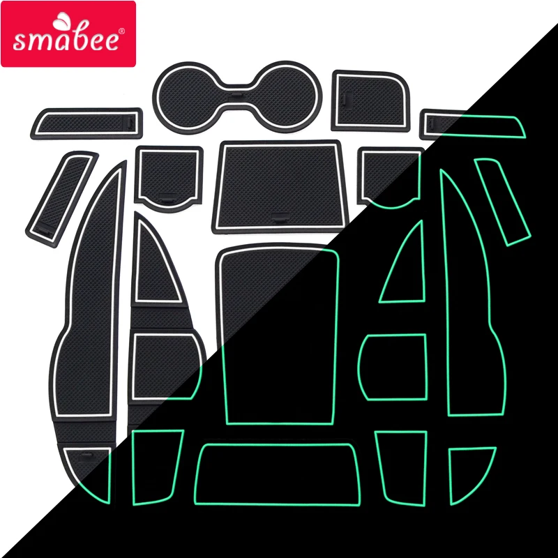 Smabee Противоскользящий резиновый коврик со слотом для ворот KIA Sorento XM 2010 2011 2012 2013 2014