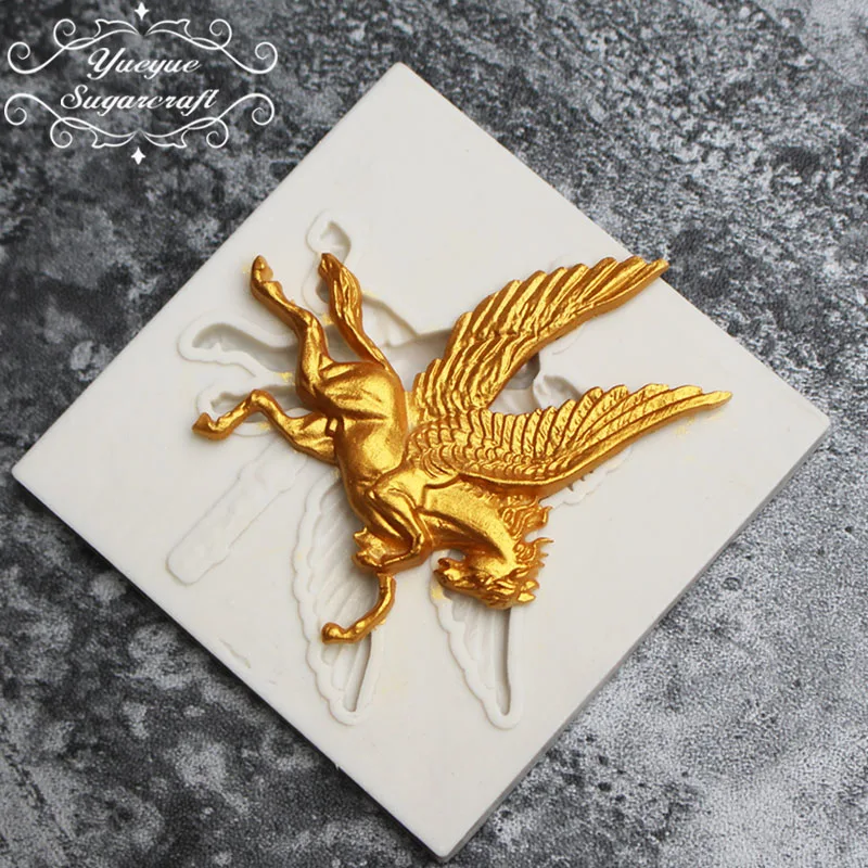 Yueyue Sugarcraft 1 шт. силиконовая форма в виде лошади для помадки инструменты украшения