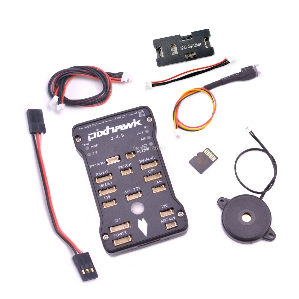Новый Pixhawk PIX 2.4.8 32 бит PX4 Контроллер полета 433 Телеметрия M8N gps + Minim OSD PM