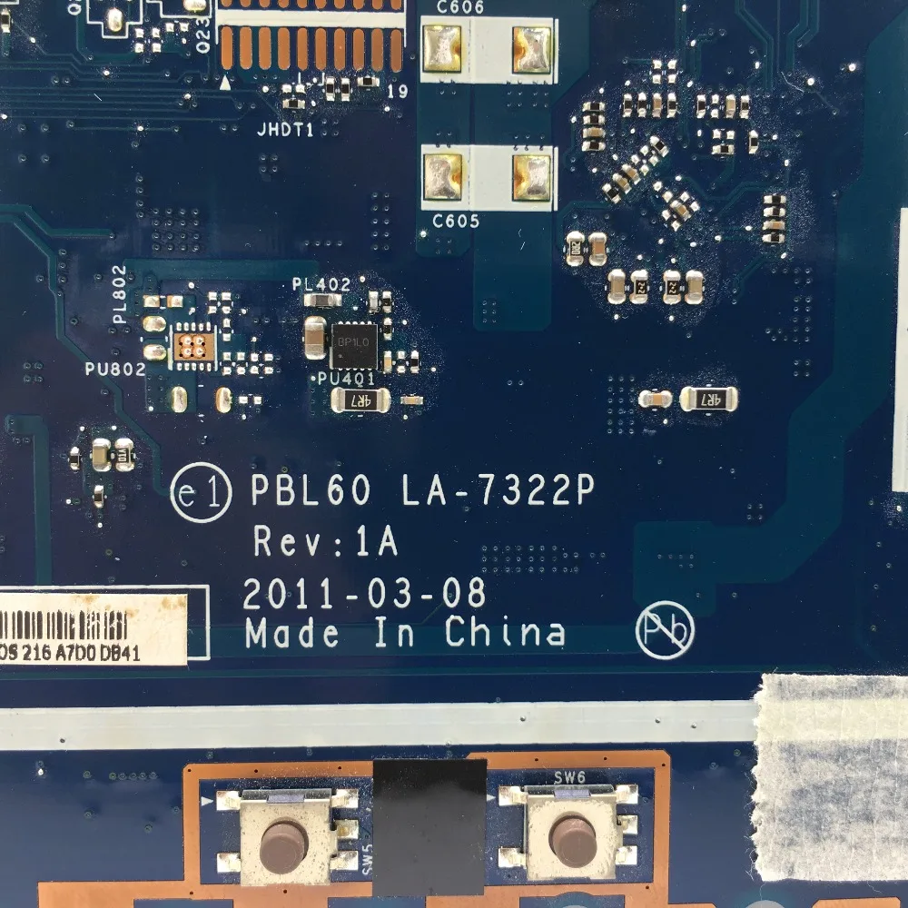 KEFU PBL60 LA 7322P для ASUS X53U K53U X53B K53B K53BY K53BR X53BR материнская плата ноутбука DDR3 REV 1A тестовая