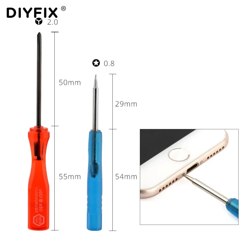 DIYFIX отвертка для смартфона 22 в 1 металлические инструменты открытия разборка
