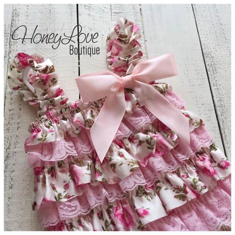 Детский кружевной комбинезон с оборками в виде Розы|baby costume|lace rompernewborn fashion |