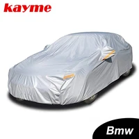 Kayme aluminium Waterproof car covers super sun protection dust Rain car cover full universal auto suv protective for BMW