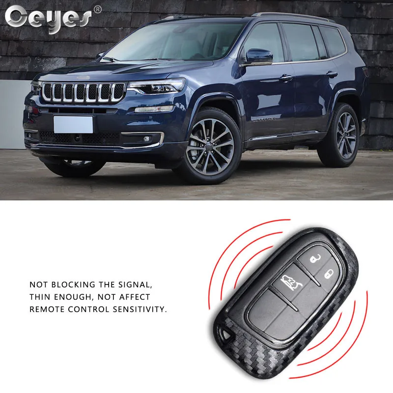 Ceyes автомобильные аксессуары чехол для ключа стайлинга Jeep Renegade Grand Dodge Journey