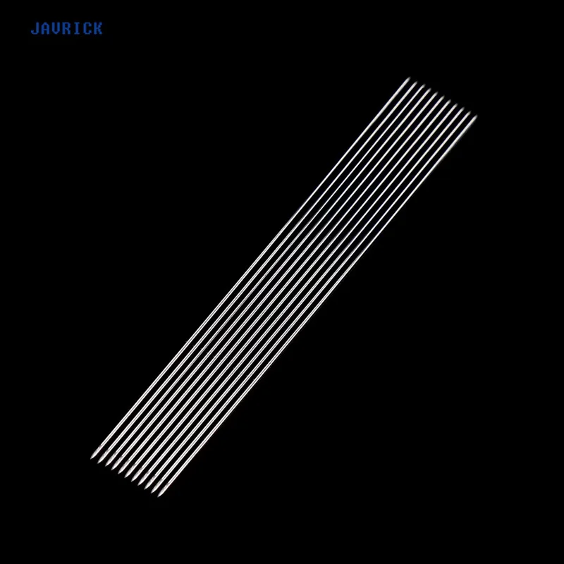 JAVRICK 10 шт Большой Глаз изогнутый бисер резьба игла DIY браслет Ювелирная цепочка 7 5